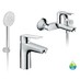 HANSGROHE + ALPI HG Logis E - Vanový set, chrom