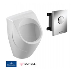 VILLEROY & BOCH Pisoár Villeroy & Boch s tlačným splachováním Shell