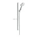 Hansgrohe Raindance Select S 120 3jet / Unica'E nástěnná tyč, sada 0,90 m, bílá / chrom 27648400 - galerie #1