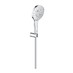 Grohe Rainshower SmartActive 130 - Set pro upevnění na zeď se 3 proudy, 9,5 l/min omezovač průtoku, chrom 26581000