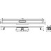 Hansgrohe uBox universal - Základní těleso odtokového žlabu pro standardní instalaci 1200 mm, úplná sada 56027180 - galerie #3