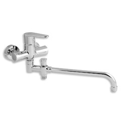 Paneláková baterie bez sprchy 100 mm Titania Fresh chrom