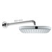 Grohe Tempesta - Hlavová sprcha Tempesta 250 Cube s přípojným ramenem, chrom 26685000+ALBD 034