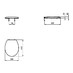 IS + V 1- SET- Podomítkový modul pro WC + tlačítko + závěsné WC (37x52,5 cm) + WC sedátko - galerie #6