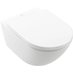 Villeroy & Boch Subway 3.0 - Combi Pack WC závěsné TwistFlush + sedátko s poklopem SoftClosing, alpská bílá 4670TS01