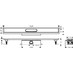 Hansgrohe uBox universal - Základní těleso odtokového žlabu pro standardní instalaci 1000 mm, úplná sada 56026180 - galerie #5