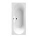 VILLEROY & BOCH Villeroy Boch OBERON 2.0 Duo: Vana 1700x750 mm, Quaryl, včetně nohou (samolepicí), odpadu a přepadu, bílá Alpin UBQ170OBR2DV-01