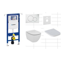 Závěsné WC v podomítkovém setu 5v1 KS Line KS3