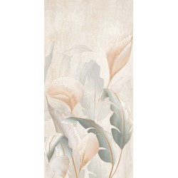 Dekor CEMENTO FLOWERS cream beige 60 x 120 cm